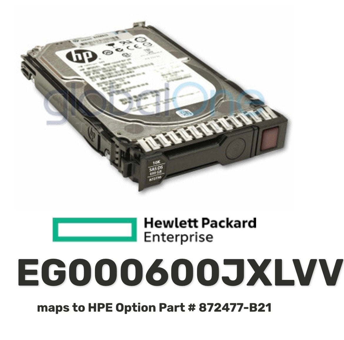 Nieuwe HP 600GB 10K SAS Harde Schijf EG000600JXLVV, Computers en Software, Harde schijven, Nieuw, Server, Intern, HDD, SAS, Ophalen of Verzenden