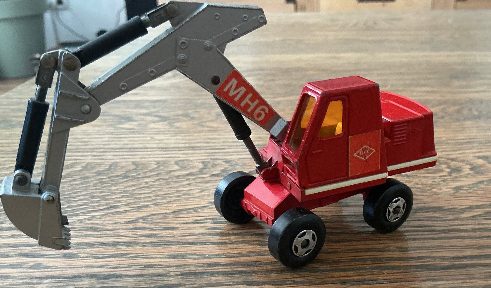 Oude Matchbox Graafmachine K1 Hydraulic Excavator 1970, Ophalen of Verzenden, Zo goed als nieuw, Tractor of Landbouw