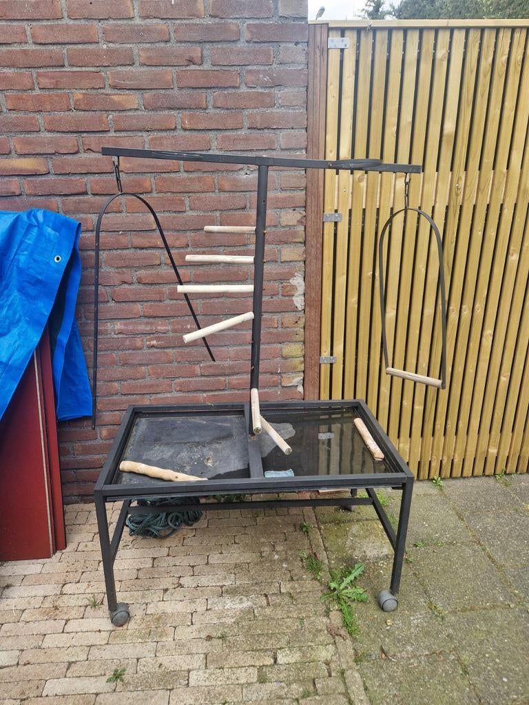 Papegaaien Speelstandaard, Dieren en Toebehoren, Vogels | Toebehoren, Ophalen, Speelgoed