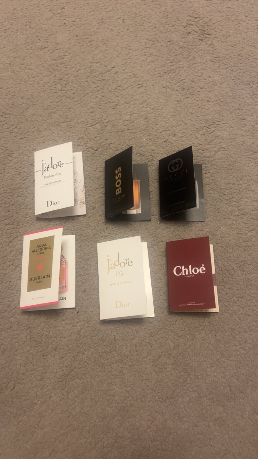 Parfum samples van Dior, Boss, Gucci, Guerlain, Chloé, Ophalen of Verzenden, Nieuw