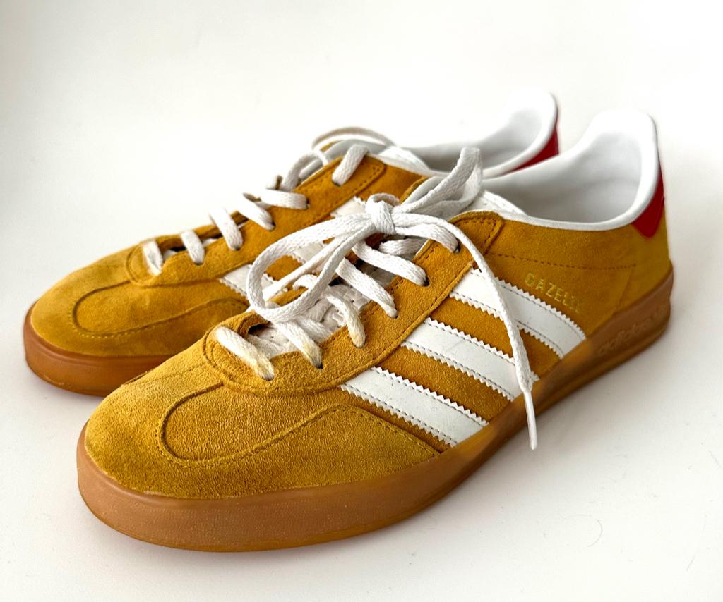 Adidas Gazelle maat 39 1/3, Adidas Gazelle, Verzenden, Geel, Sneakers of Gympen