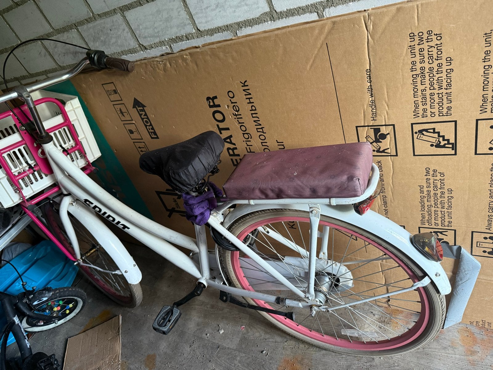 Spirit meisjesfiets - 24 inch, Ophalen, Velgrem, Handrem, Gebruikt