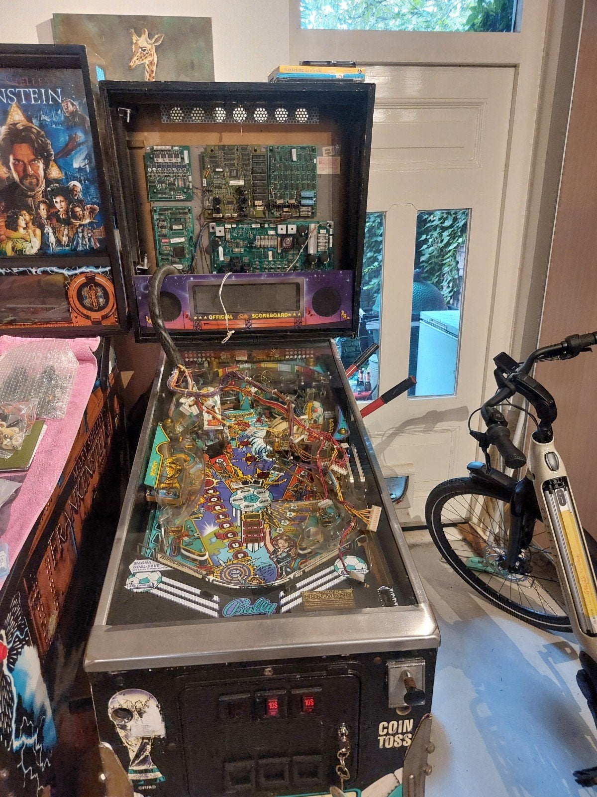 Bally World Cup USA 94 Flipperkast, Ophalen, Gebruikt