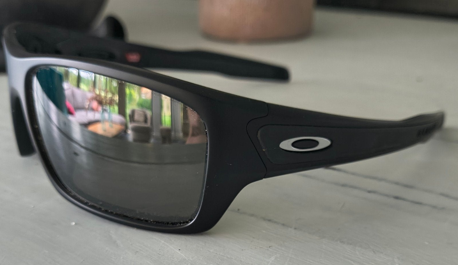 Oakley Zonnebril met Prizm Glazen en Hoesje, Zonnebril, Zwart, Ophalen of Verzenden, Zo goed als nieuw