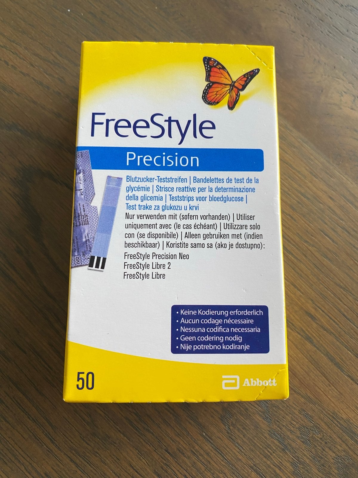 Freestyle Precision glucoseteststrips, Ophalen of Verzenden, Nieuw