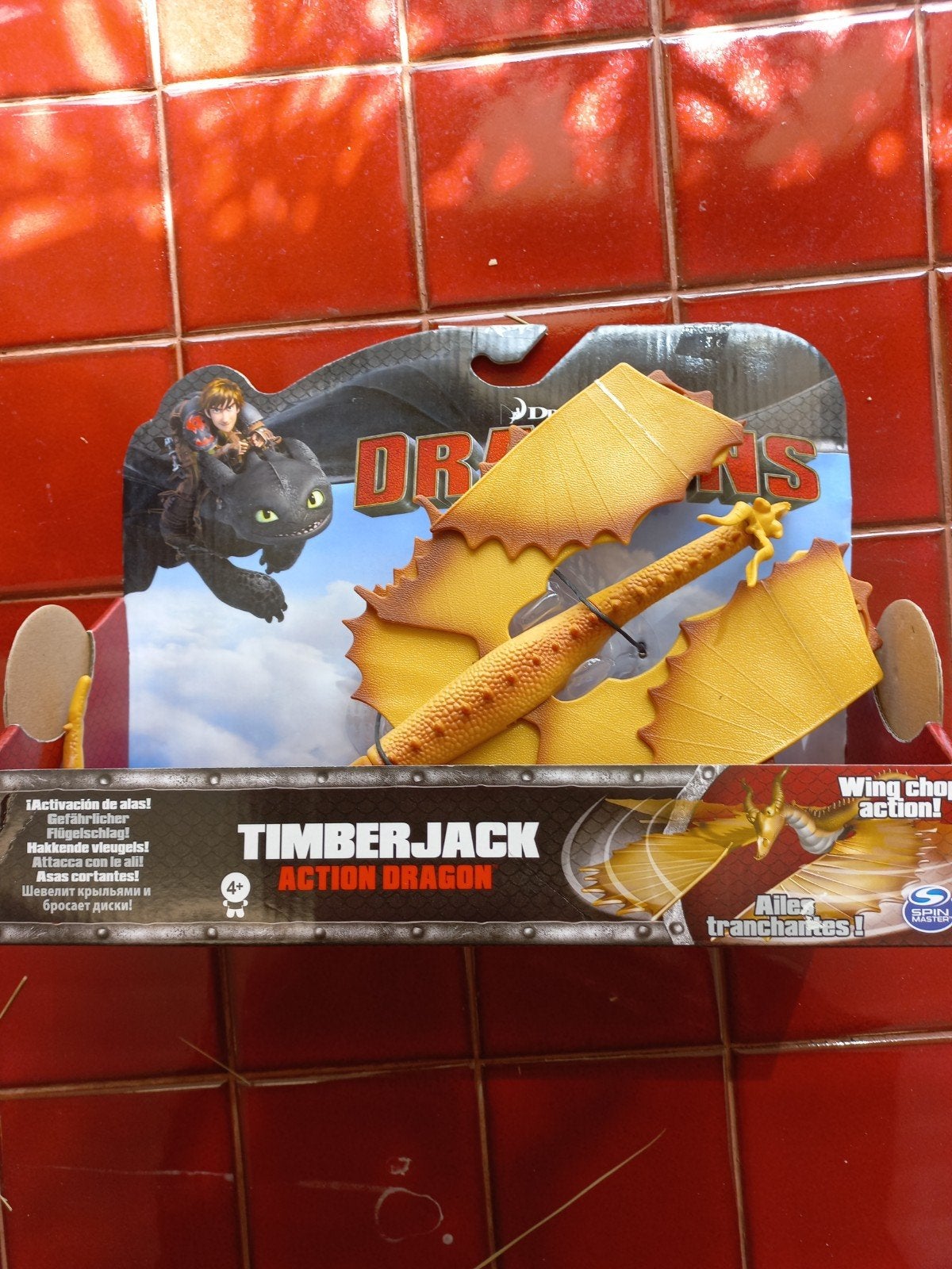 dreamworks dragons timberjack actiefiguur verzamelobject,., Ophalen of Verzenden, Nieuw