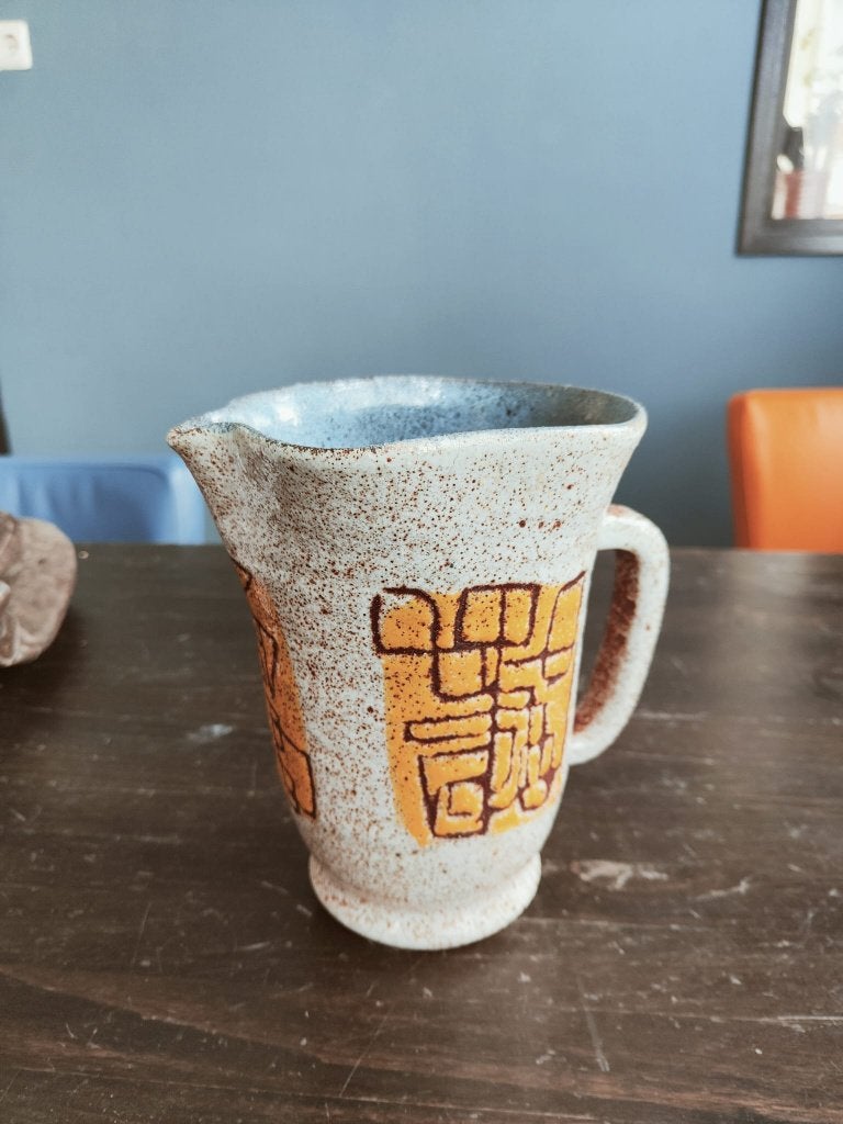 Vintage keramiek kan Accolay jaren 60 / 70, Antiek en Kunst, Antiek | Keramiek en Aardewerk, Ophalen