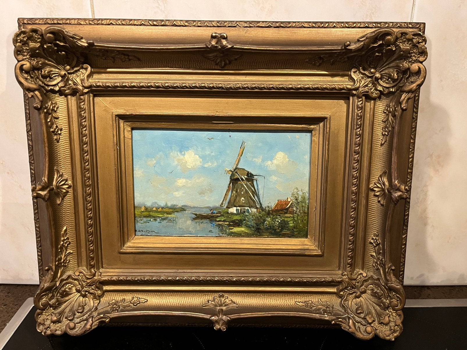Antiek olieverf schilderij, Antiek en Kunst, Ophalen