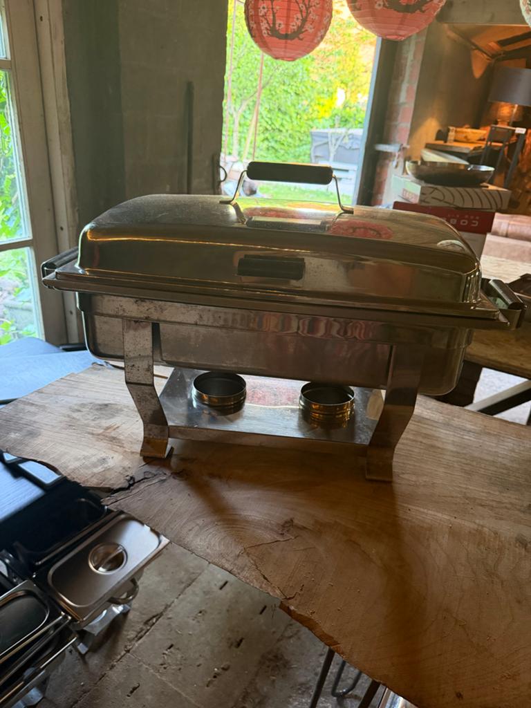 Chafing dish / Warmhoudbak, Ophalen of Verzenden, Gebruikt