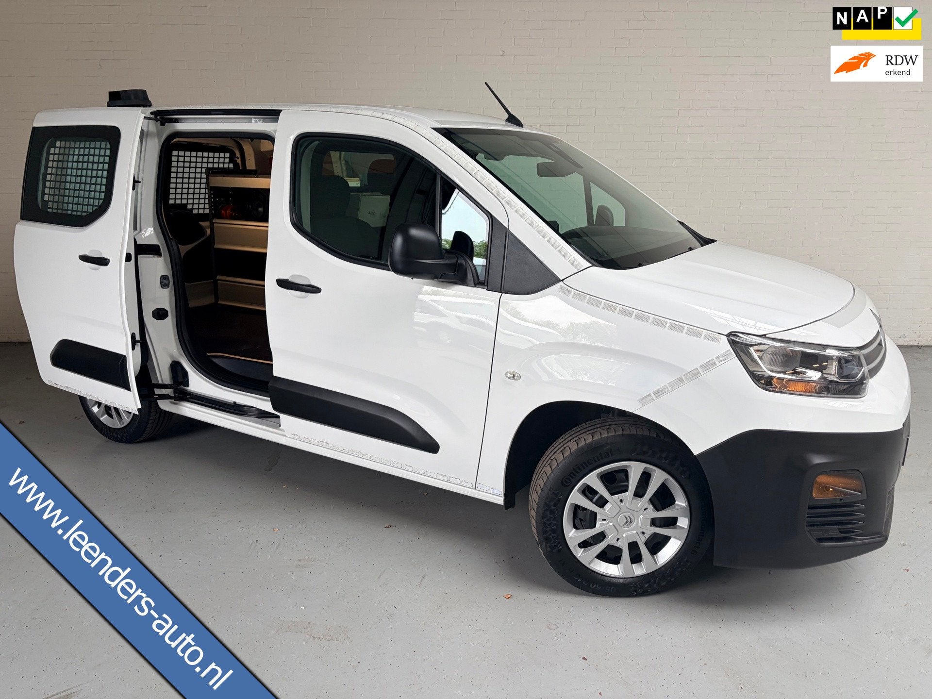 Citroen Berlingo Servicewagen 1.5 BlueHDI 100pk euro61 L1H1, Voorwielaandrijving, Dealer onderhouden, Stof, Gebruikt