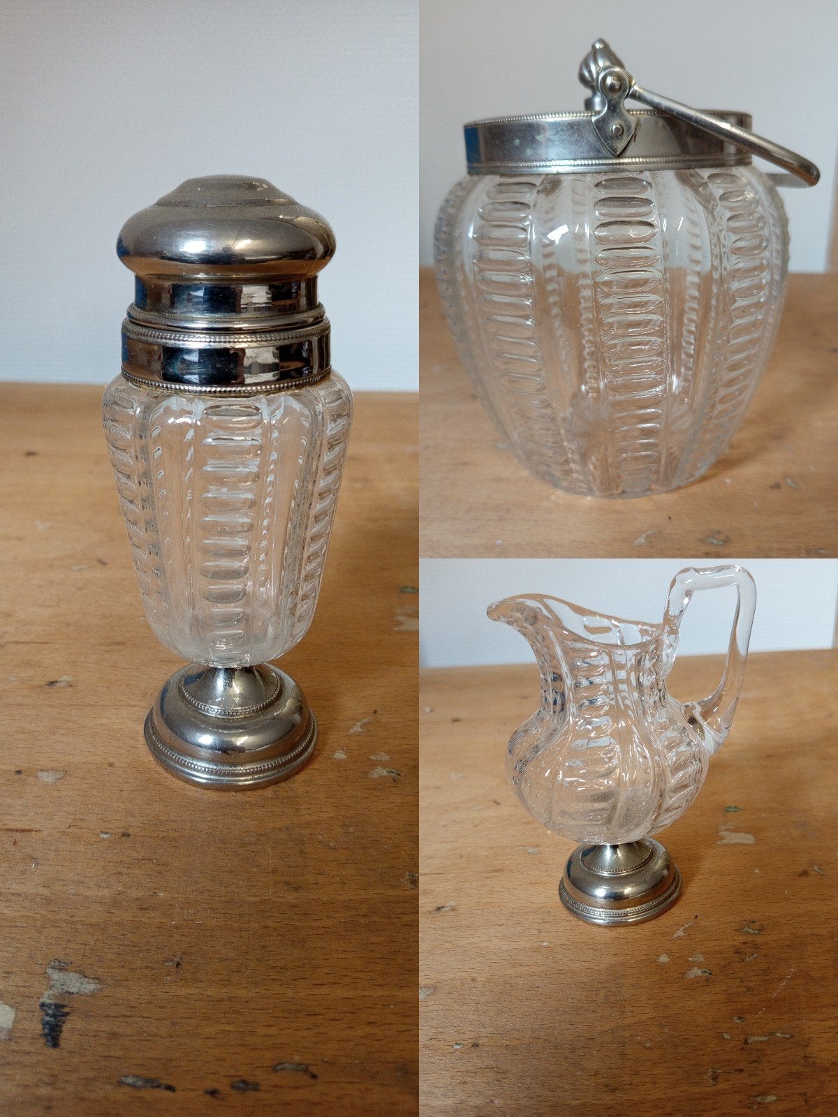 Fries draadglas Glazen Servies Set, Ophalen of Verzenden