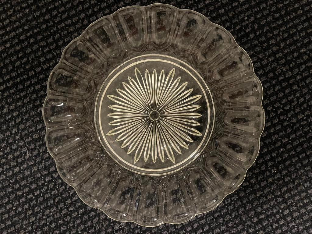 Glazen schaal, Ophalen, Overige stijlen, Glas, Schaal of Schalen
