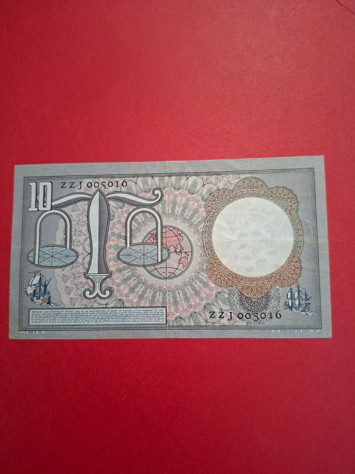 10 gulden Hugo de Groot
Speciaaltje uit 1953 in PR-, Postzegels en Munten, Bankbiljetten | Nederland, Ophalen of Verzenden, 10 gulden