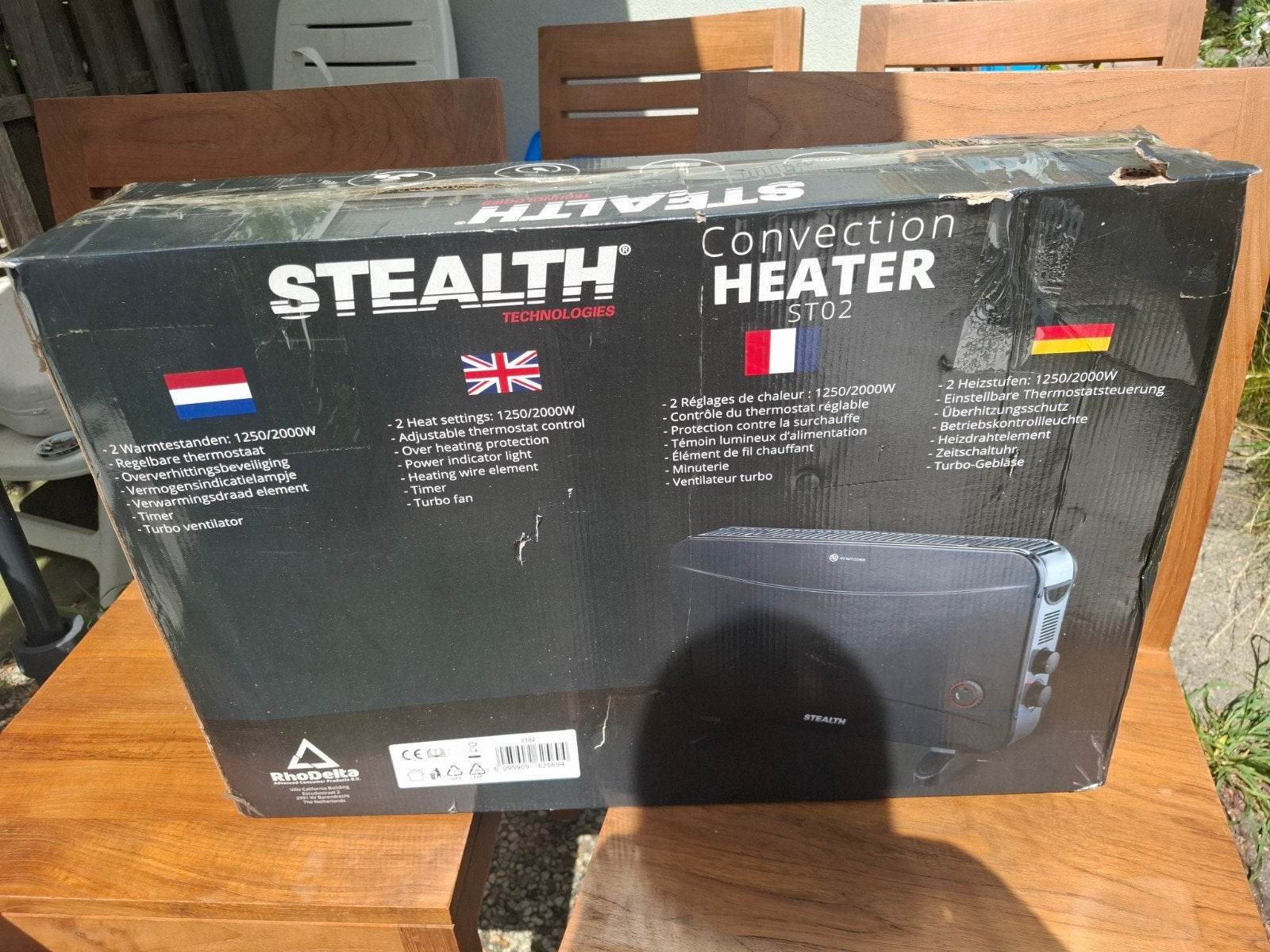 Stealth Convection Heater ST02 - 2000W, Ophalen of Verzenden