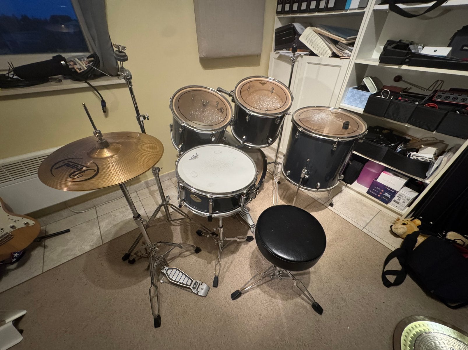 Pearl Forum drumset, Muziek en Instrumenten, Ophalen, Gebruikt, Pearl