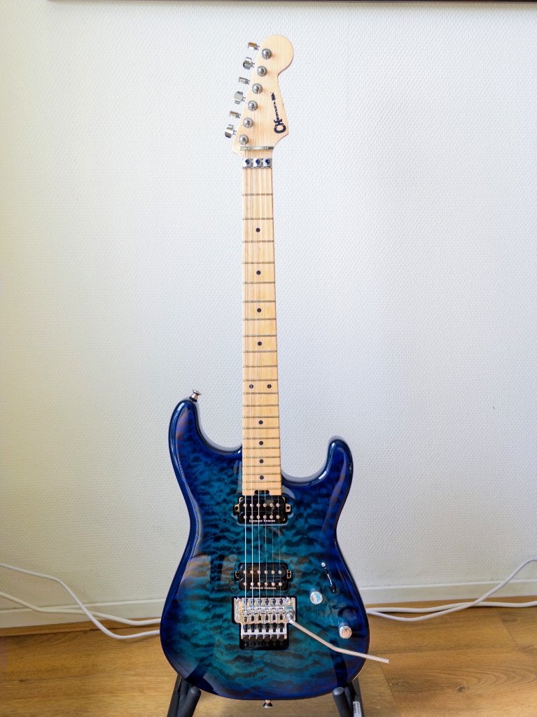 Charvel Pro-Mod San Dimas Style 1 HH FR MPL Unique Color, Muziek en Instrumenten, Snaarinstrumenten | Gitaren | Elektrisch, Ophalen
