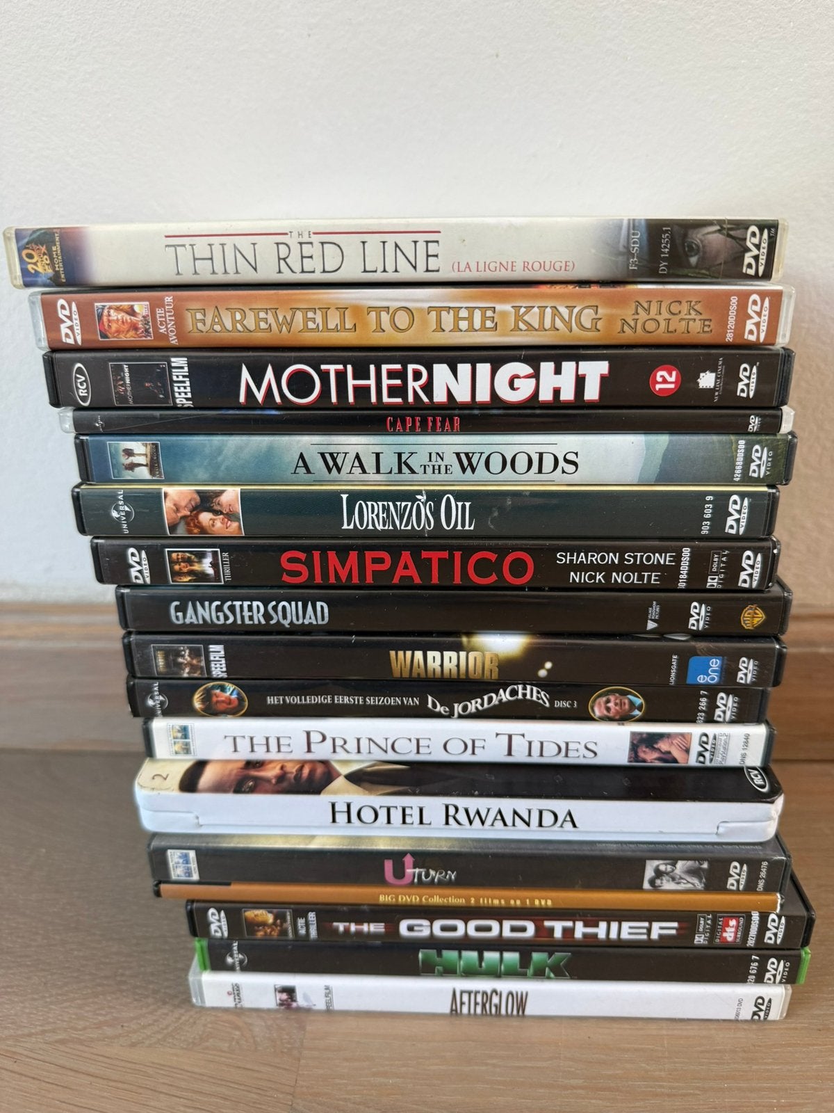 Dvd collectie Nick Nolte (17 stuks), Cd's en Dvd's, Alle leeftijden, Ophalen of Verzenden, Gebruikt