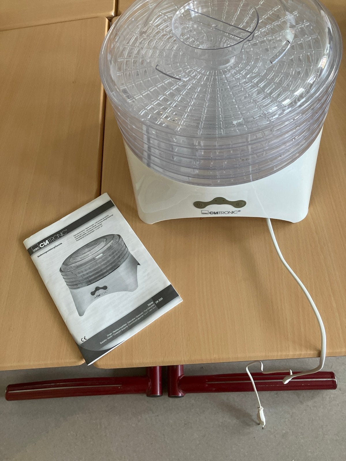Clatronic DR 3525 Voedseldroger / Droogautomaat, Ophalen, Zo goed als nieuw