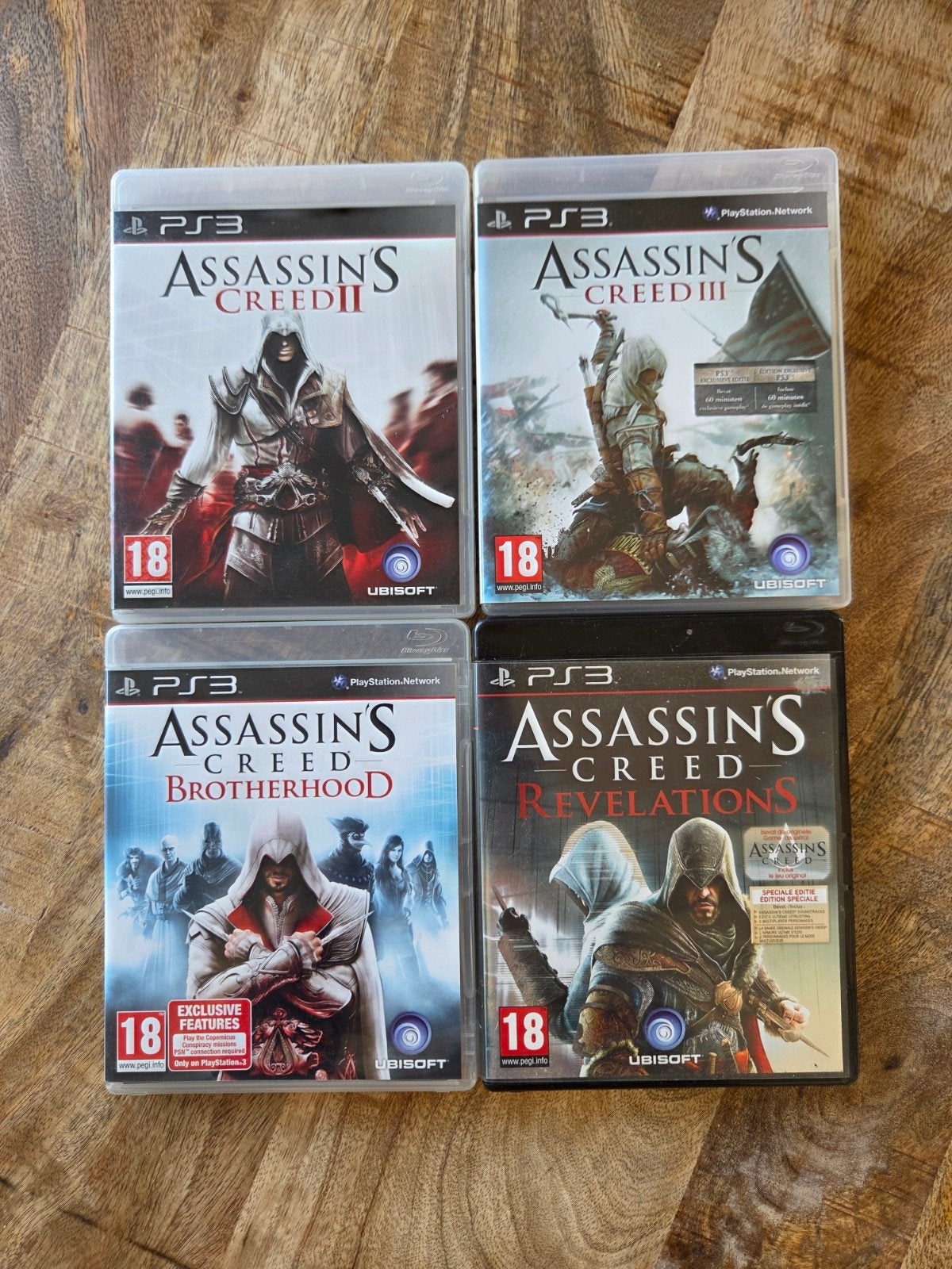 Assassin's Creed PS3 games, complete bundel, Spelcomputers en Games, Games | Sony PlayStation 3, Avontuur en Actie, Online, Gebruikt