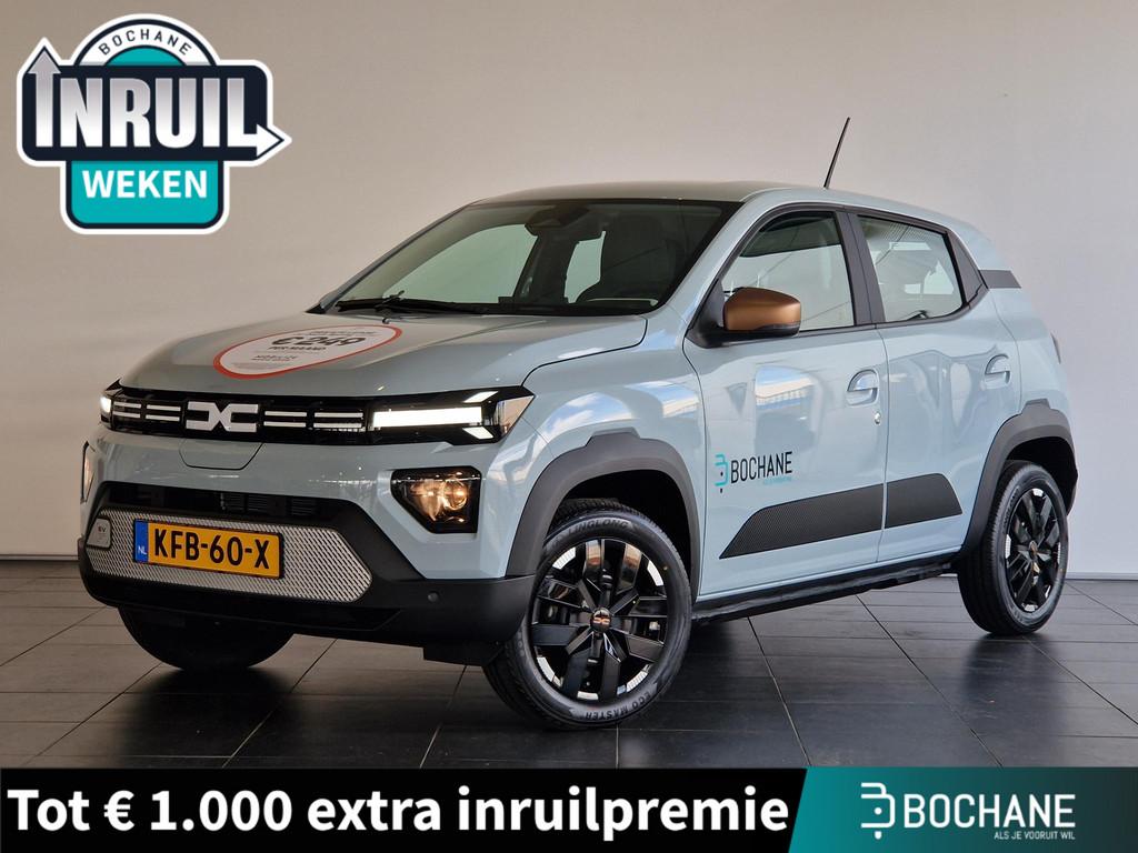 Dacia Spring Extreme 100 pack city l pack power, Auto's, Dacia, 970 kg, Stof, Huisgarantie, Met garantie (alle)
