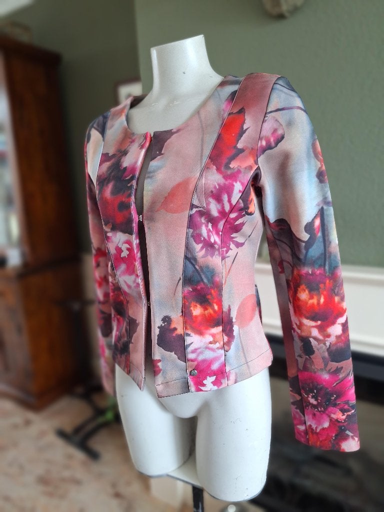 Rozes of Avalon multicolor S M 36 38 blazer jas, Maat 38/40 (M), Zo goed als nieuw, Jasje, Rozes of Avalon