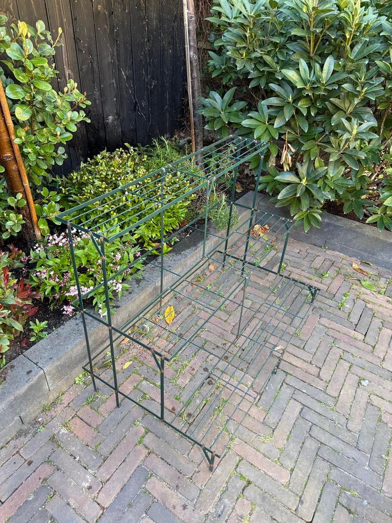 Plantenrek donkergroen, Ophalen, Gebruikt, Rechthoekig, 60 cm of meer