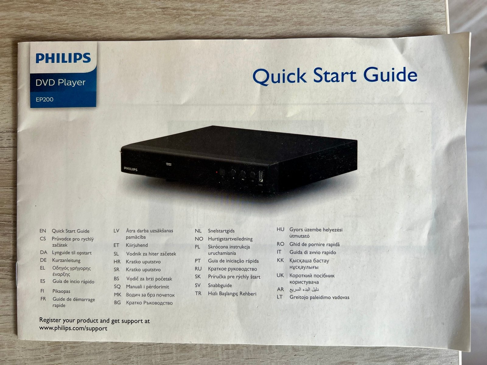 Philips EP200 DVD-speler - Zo goed als nieuw, Ophalen, Zo goed als nieuw, Dvd-speler, Philips
