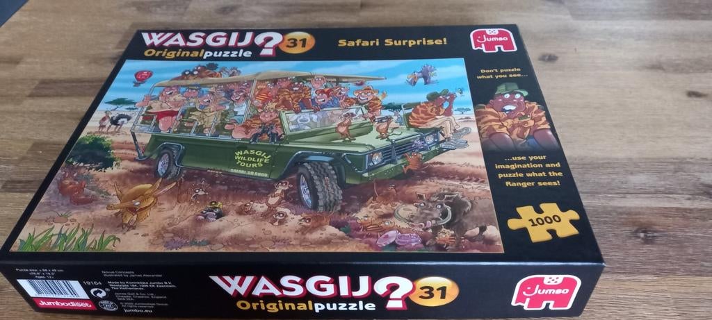 Safari surprice, Ophalen of Verzenden, 500 t/m 1500 stukjes, Gebruikt, Legpuzzel