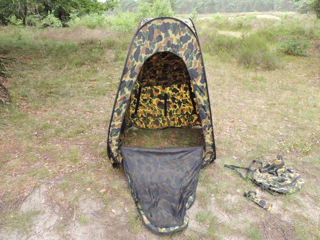 camouflage tent 1persoon, Ophalen, Gebruikt, Tot en met 2