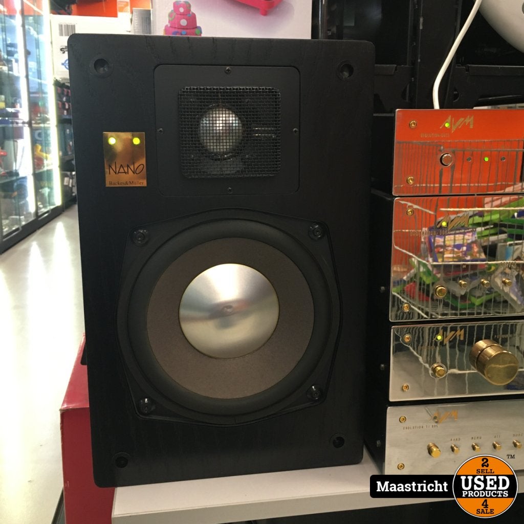Backes und Müller B&M Nano aktieve high-end luidsprekers, Flex Ltd., Gebruikt, https://flex.com/contact-us, Nobelstraat 10, 5807 GA Oostrum LB, Limburg, Nederland