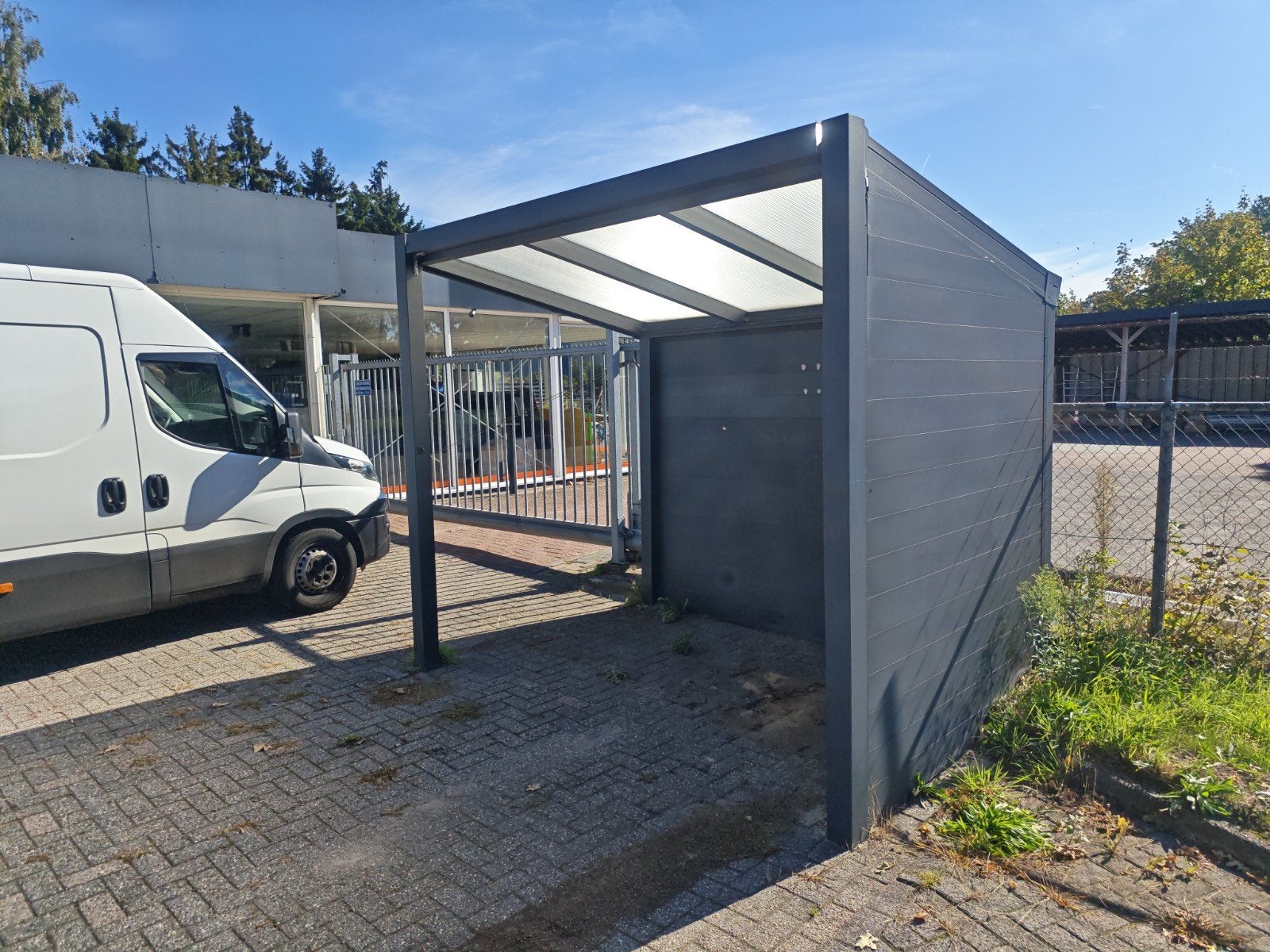 Aluminium veranda met polycarbonaat dak - zelf demonteren, Ophalen, Gebruikt, Veranda