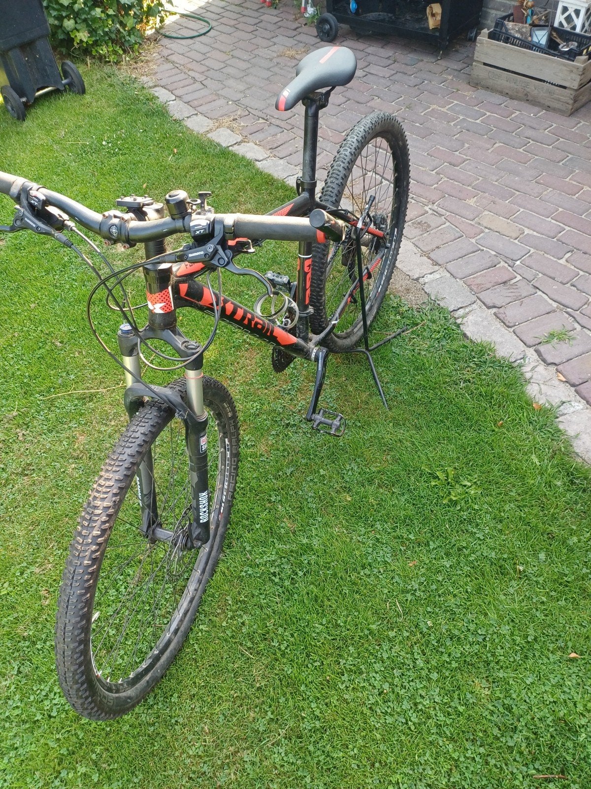 xtrail Mountainbike - Zwart/Rood - Goede Staat, Fietsen en Brommers, Ophalen, Gebruikt, Overige merken