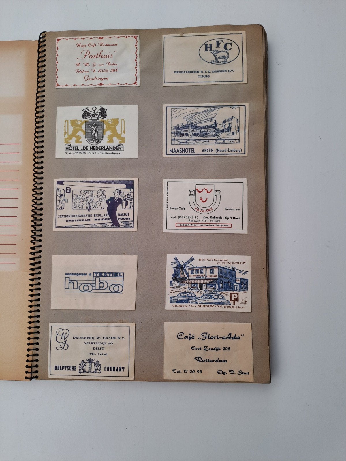 Album met suikerzakjes uit de jaren '50 en '60, Ophalen of Verzenden, Nederland