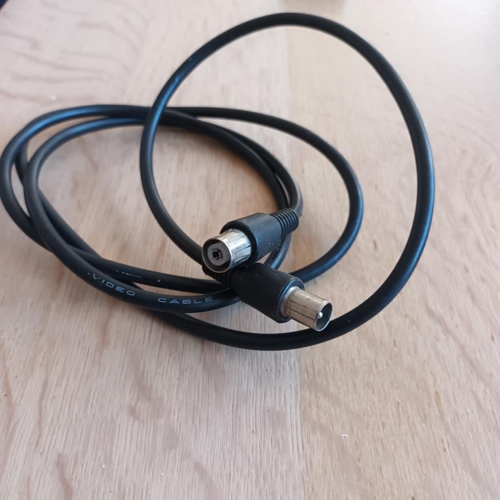 Coax kabel met IEC connectoren, Ophalen of Verzenden, Minder dan 2 meter, Coaxiale kabel