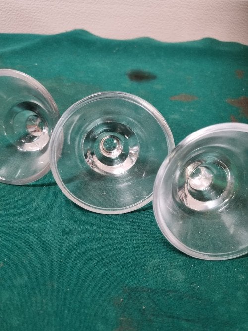 waxinehouder kegel glaasjes vier stuks, Ophalen of Verzenden, 'T Olde Gre-j, Info@toldegrej.nl, Endepoelstraat 20f Didam