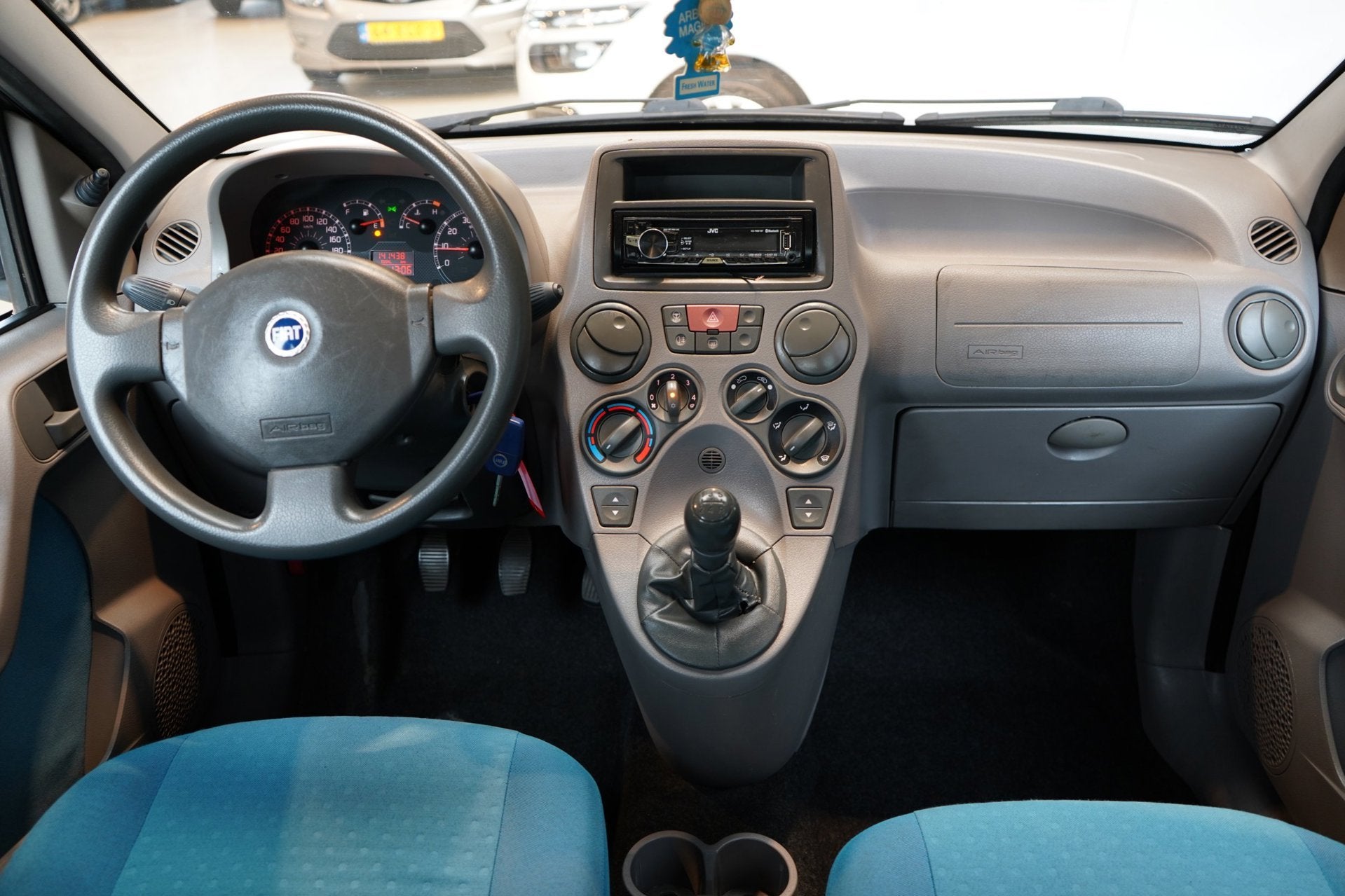 Fiat Panda 1.2 Dynamic | AIRCO | ELEK.RAMEN | APK | NAP., Auto's, Voorwielaandrijving, Stof, Gebruikt, Zwart
