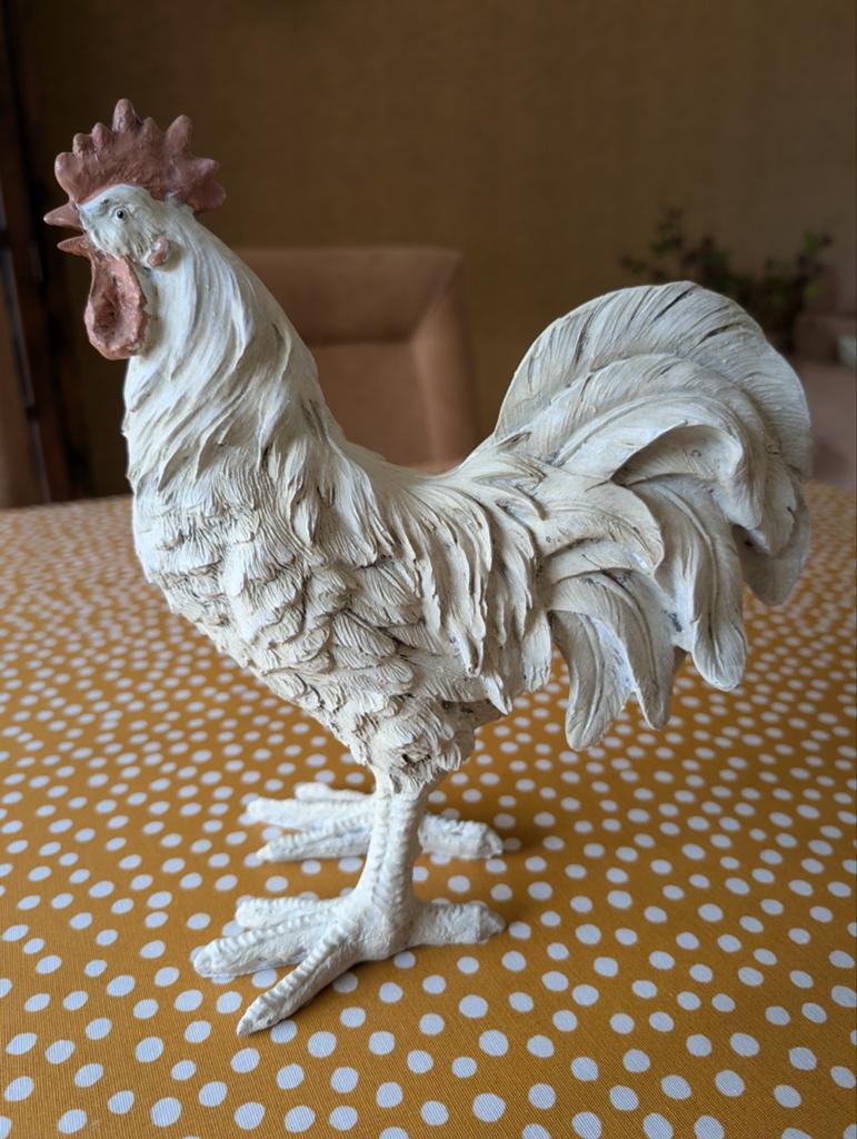 Levensechte haan (kunststof, 28 cm), Ophalen of Verzenden, Zo goed als nieuw, Kunststof