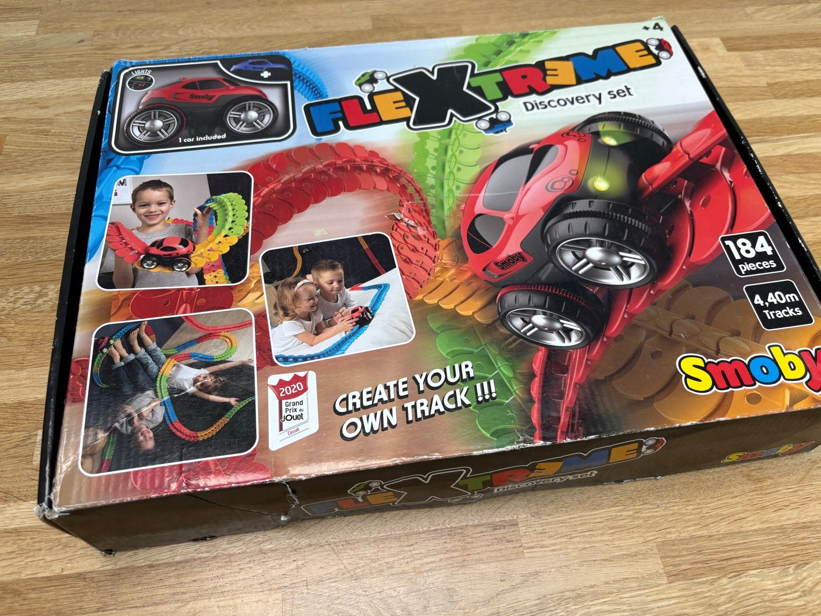 Smoby FlexTreme Discovery Set - Flexibele Racebaan, Overige merken, Zelf te bouwen, Ophalen of Verzenden, Elektrisch