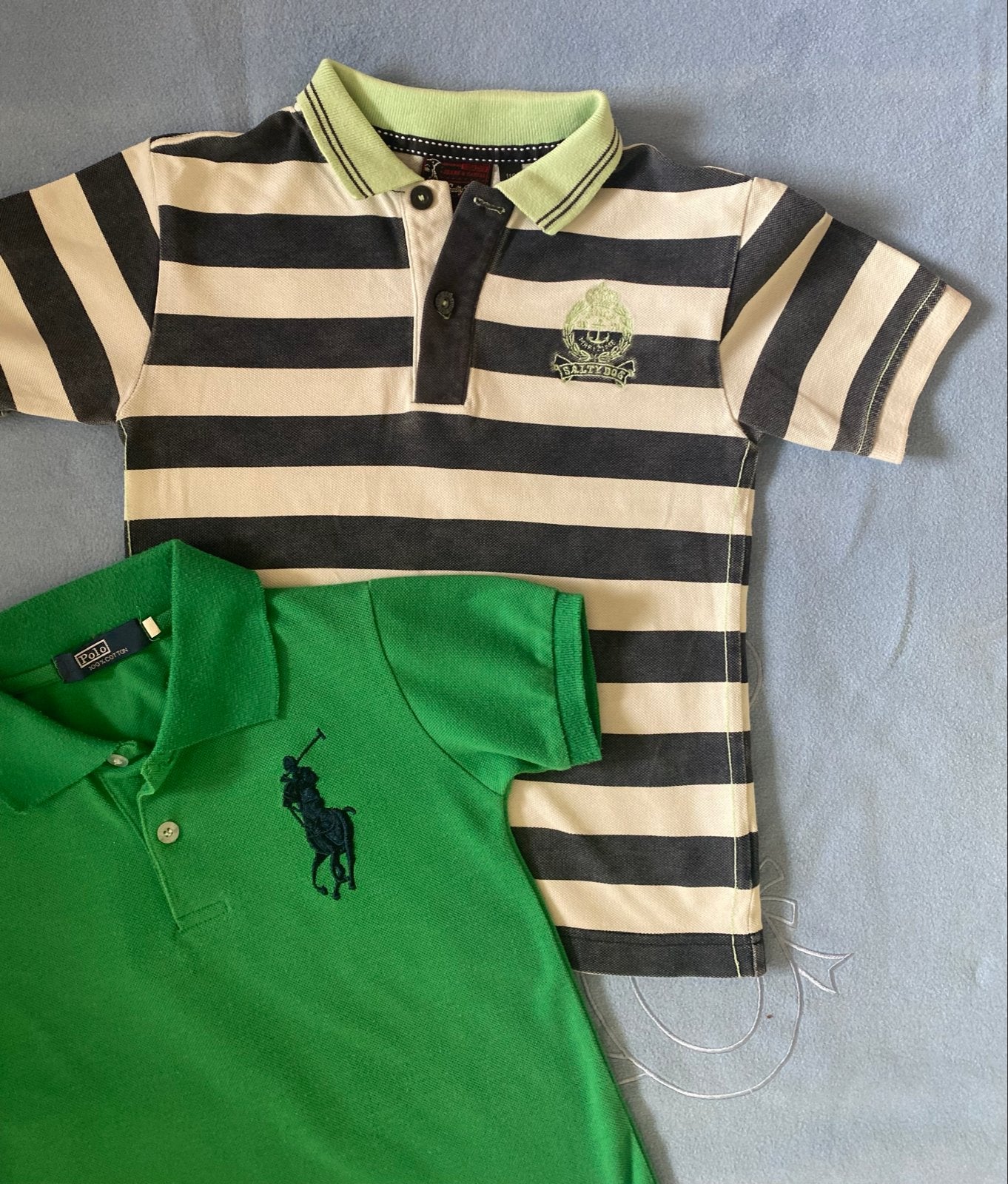 Twee leuke Poloshirts oa Salty Dog Poloshirt Jongen 116, Ophalen of Verzenden, Gebruikt, Jongen, Shirt of Longsleeve