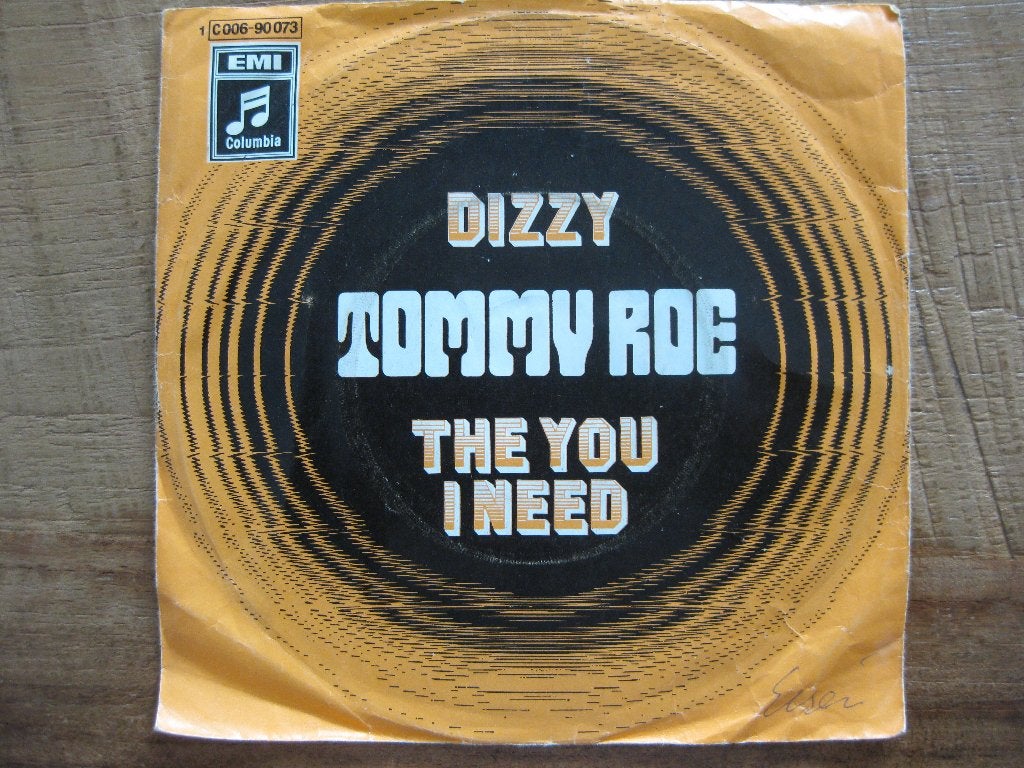Vinyl single  Tommy Roe   "Dizzy", Ophalen of Verzenden, Gebruikt, Pop
