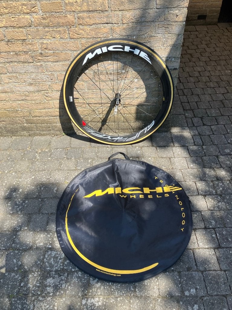 dichtachterwiel + carbon voorwiel, Zo goed als nieuw, Carbon, Ophalen, Overige merken