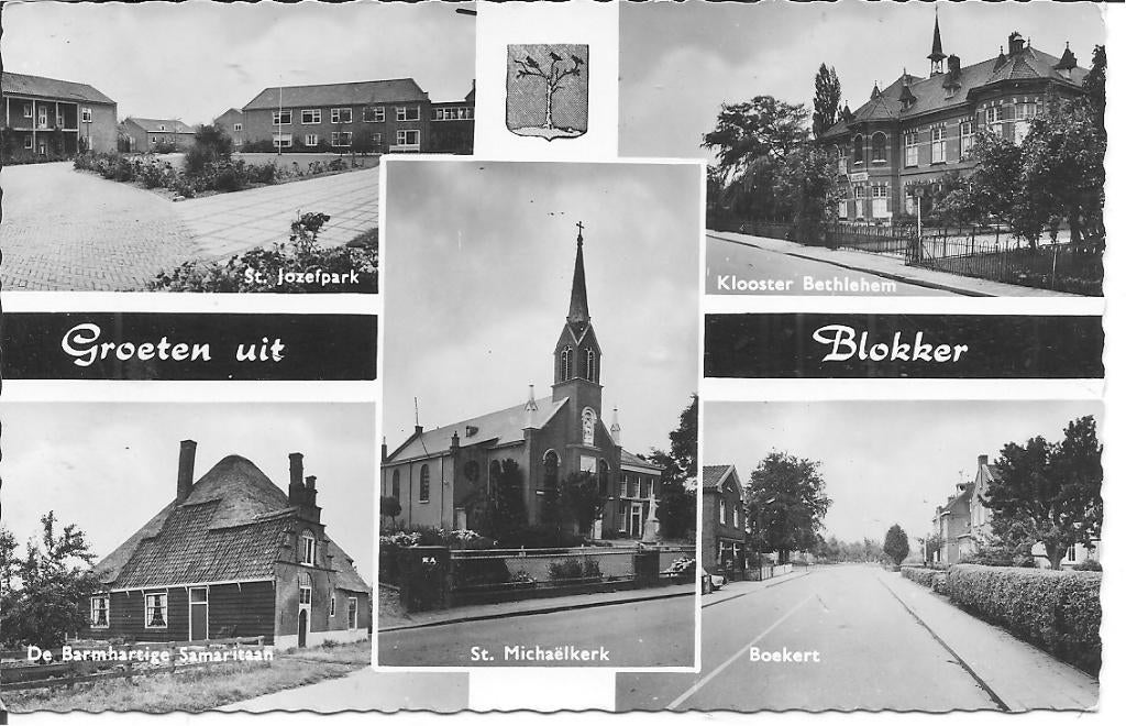 Groeten uit Blokker., Verzamelen, Ansichtkaarten | Nederland, Ophalen of Verzenden, 1960 tot 1980, Ongelopen, Noord-Holland