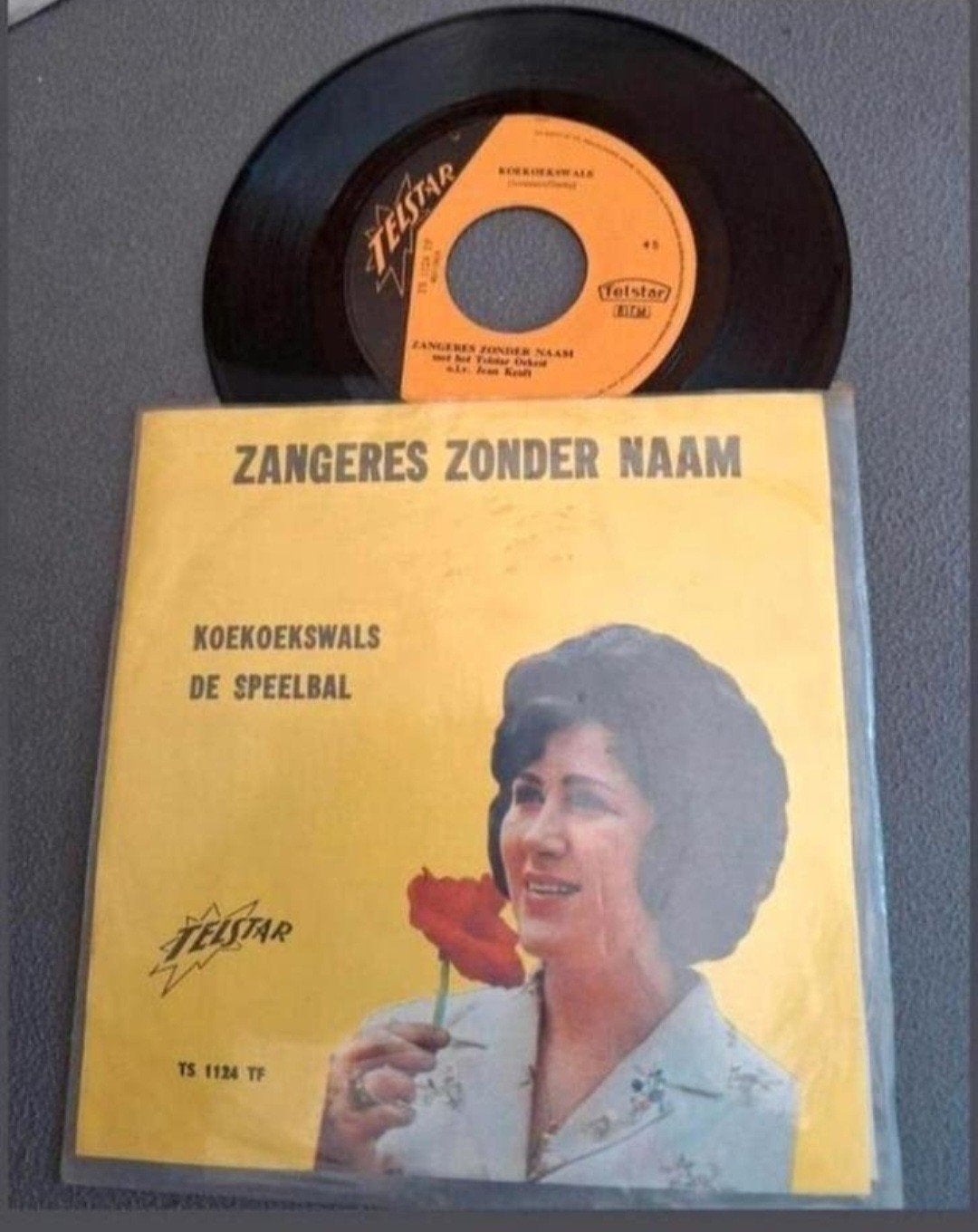 Zangeres Zonder Naam - Koekoekswals / De Speelbal (Vinyl), Gebruikt, 7 inch, Ophalen of Verzenden, EP