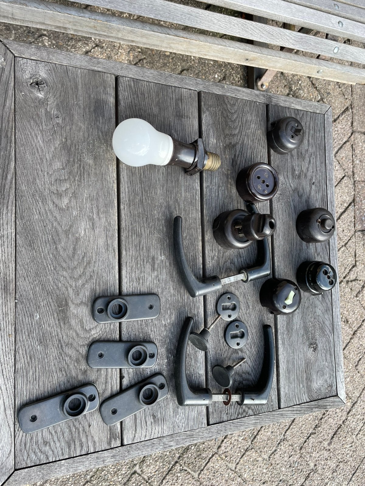 Bakeliet, Doe-het-zelf en Verbouw, Ophalen of Verzenden, Gebruikt, Overige materialen, Klink of Kruk