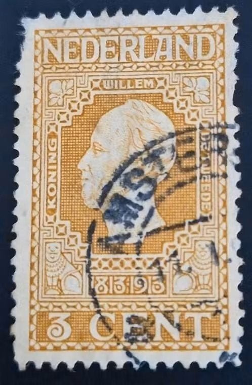 Nederland 1913 - nvph 91 - Onafhankelijkheid 1813-1913 - ab1, Ophalen of Verzenden, T/m 1940, Gestempeld