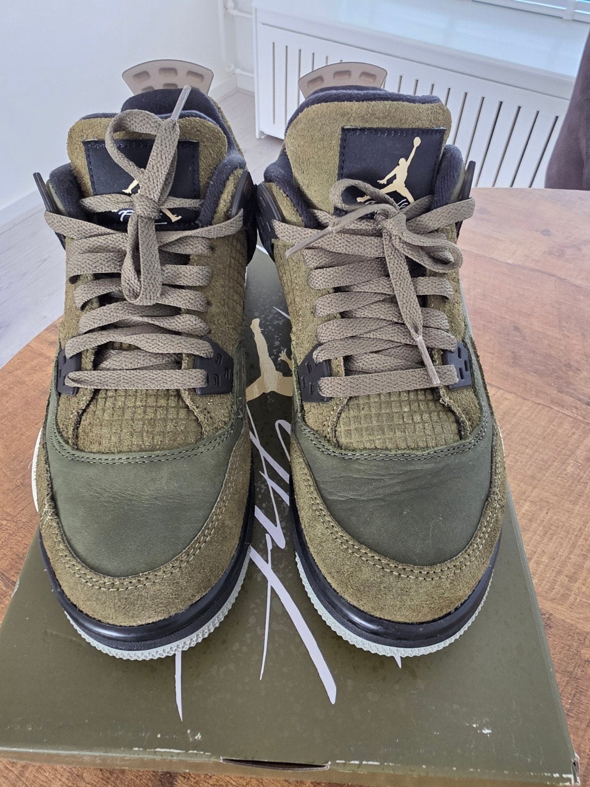 Nike Air Jordan 4 Retro SE Craft GS - Medium Olive, Overige kleuren, Nieuw, Ophalen of Verzenden, Nike Air Jordan