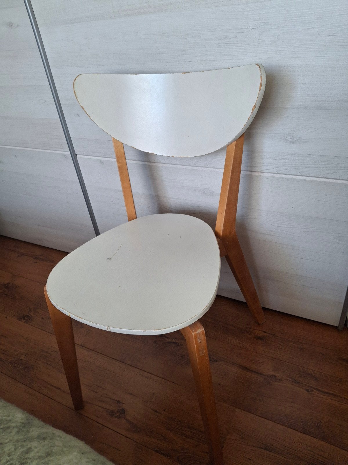 Ikea stoel Nordmyra, Ophalen, Gebruikt, Wit, Vintage, Retro
