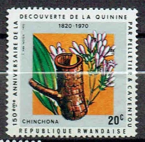 Rwanda 1970 Bloemen, Verzenden, Postfris, Dier of Natuur