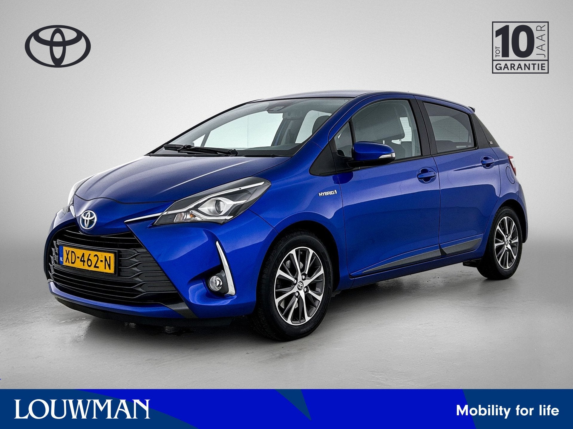Toyota Yaris 1.5 Hybrid Y20 | Dealer onderhouden | Navigatie, 12 maanden, Euro 6, 4 cilinders, Blauw