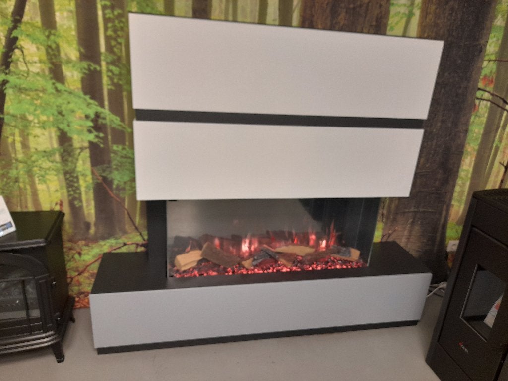 Elektrische Haard Onyx Avanti 110 RW Showroommodel, Ophalen, Nieuw, Inbouwhaard, Elektrische haard